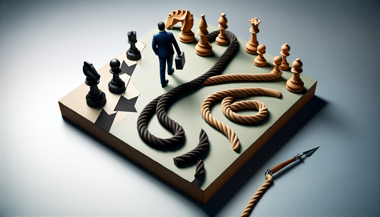 alt_text: Ilustrasi perjalanan politik Prabowo dan pengaruhnya dalam cerita kehidupan Hasyim.