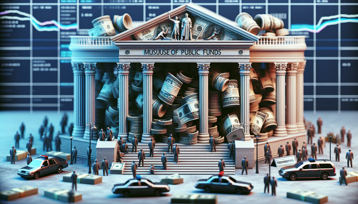 Alt_text: Poster Polres Sergai terkait penyalahgunaan anggaran dan uang rakyat.