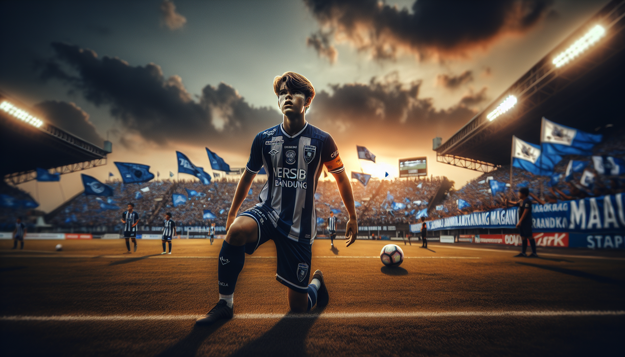 alt_text: "Debut Dion Markx meramaikan persaingan Persib dalam berita sepak bola terkini."