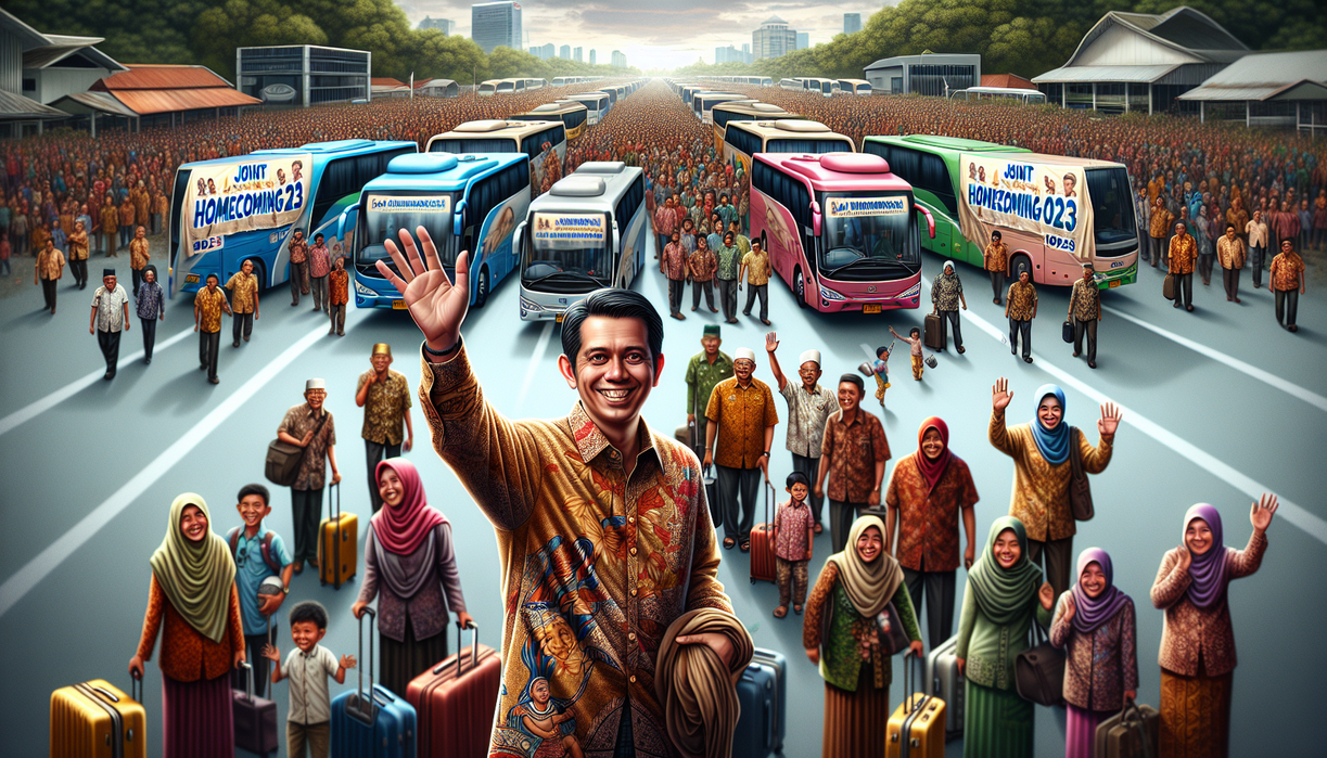 "alt_text": "Gubernur Sulsel melepas 500 pemudik menggunakan jalur laut."