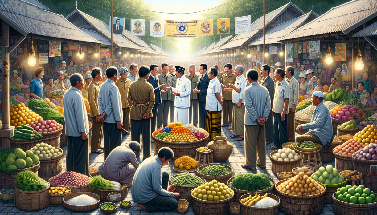 alt_text: Harga cabai turun sementara harga ayam tetap stabil di pasaran.