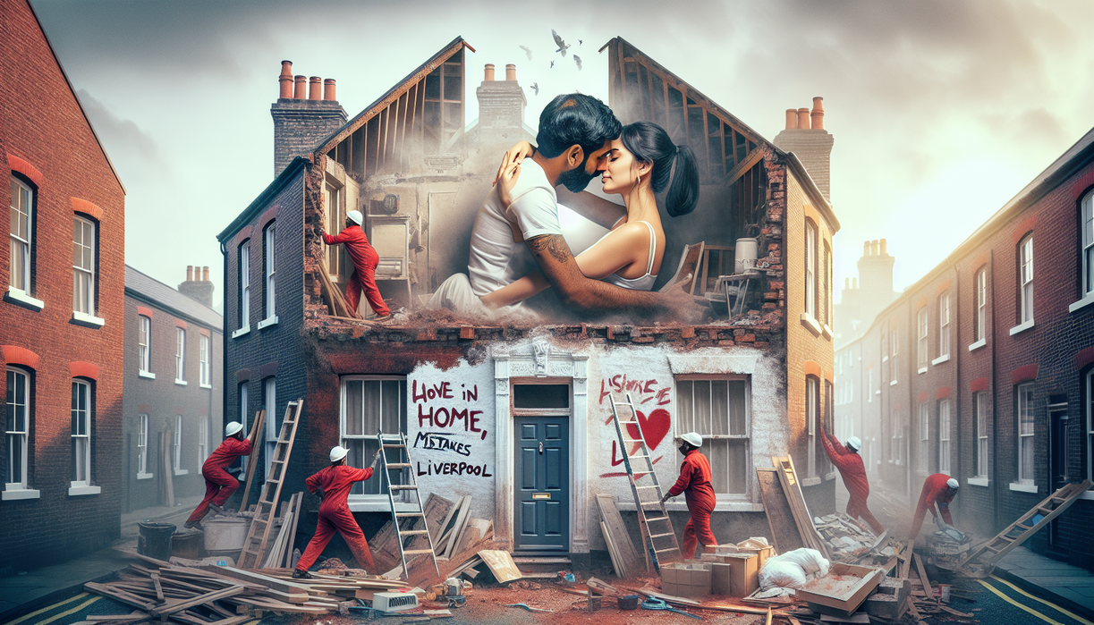 alt_text: Ilustrasi romantis dengan Salah dan Liverpool merayakan renovasi rumah dan cinta mereka.