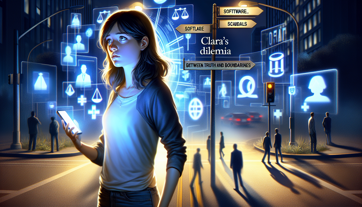 alt_text: Clara Shinta terjebak dalam skandal terkait software, memicu penyesalan mendalam.